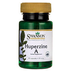 Swanson Huperzine A 50 mcg, Гуперзин А  (60 капс.)