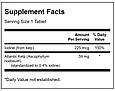 Swanson Kelp Iodine 225 mcg, Йод (250 таб.), фото 2