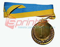 Медаль 5(1 место) PF-1 с лентой
