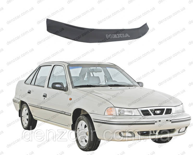 Дефлектор капота Daewoo Nexia Sd 1994-\Мухобойка Део Нексія, фото 2