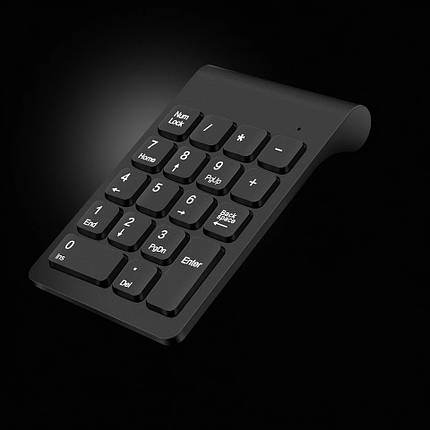 Бездротова цифрова клавіатура 18 клавіш (чорний), фото 2