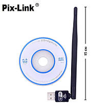 USB-WiFi Адаптер Pix-Link 150 Мбіт/с 2.4 GHz (LV-UW10), фото 3