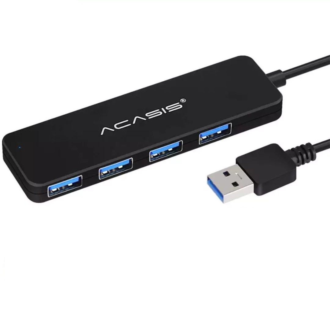 USB-хаб ACASIS 4-Port USB 3.0 Mini Hub довжина кабеля 120 см