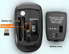 Миша комп'ютерна G -1600 бездротова, фото 3