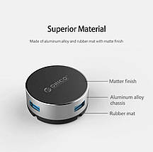 USB Хаб Orico 3-Port USB 3.0 довжина кабелю 1 метр, фото 3