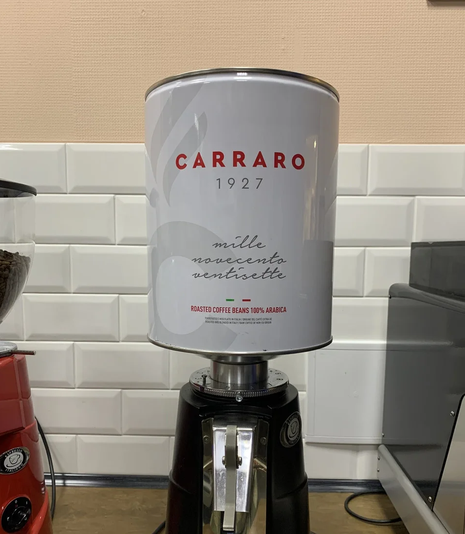 Кава в зернах Carraro 3 кг ж/б 100% Арабіка Італія Карраро, аналог Іллі illy 3kg у банці
