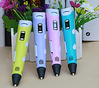 3D ручка для Дітей з LCD дисплеєм 3D Pen 2 CG01 PR4 Набір для творчості 3д