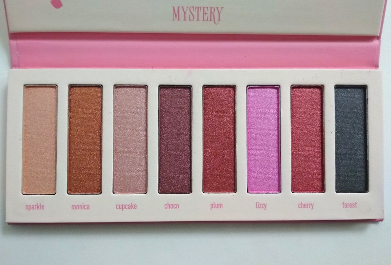 Палетка теней для век Parisa Cosmetics Mystery 8 цветов № 1 Rose Бежевый Бронзовый Розовый E-708 - фото 3 - id-p1367694987