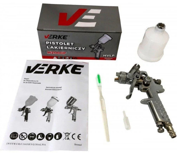 Краскопульт низького тиску Verke V81302 : 75-120 л/хв