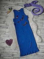 Літня сукня Glo-story жіноча синя облягаюча Розмір 44-46 S-M