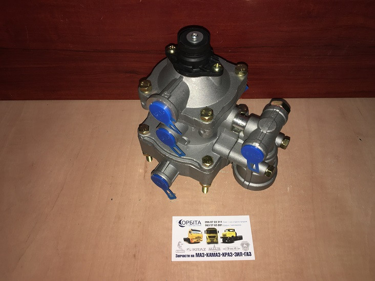 11.3522008 Клапан керування гальмами причепа з дводротовим приводом МАЗ, КАМАЗ ЄВРО, КРАЗ (RIDER) КУТП-2, фото 1