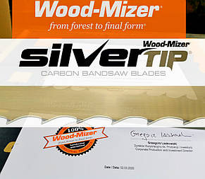 Полотна для стрічкових пил по дереву Wood-Mizer SilverTIP, фото 2