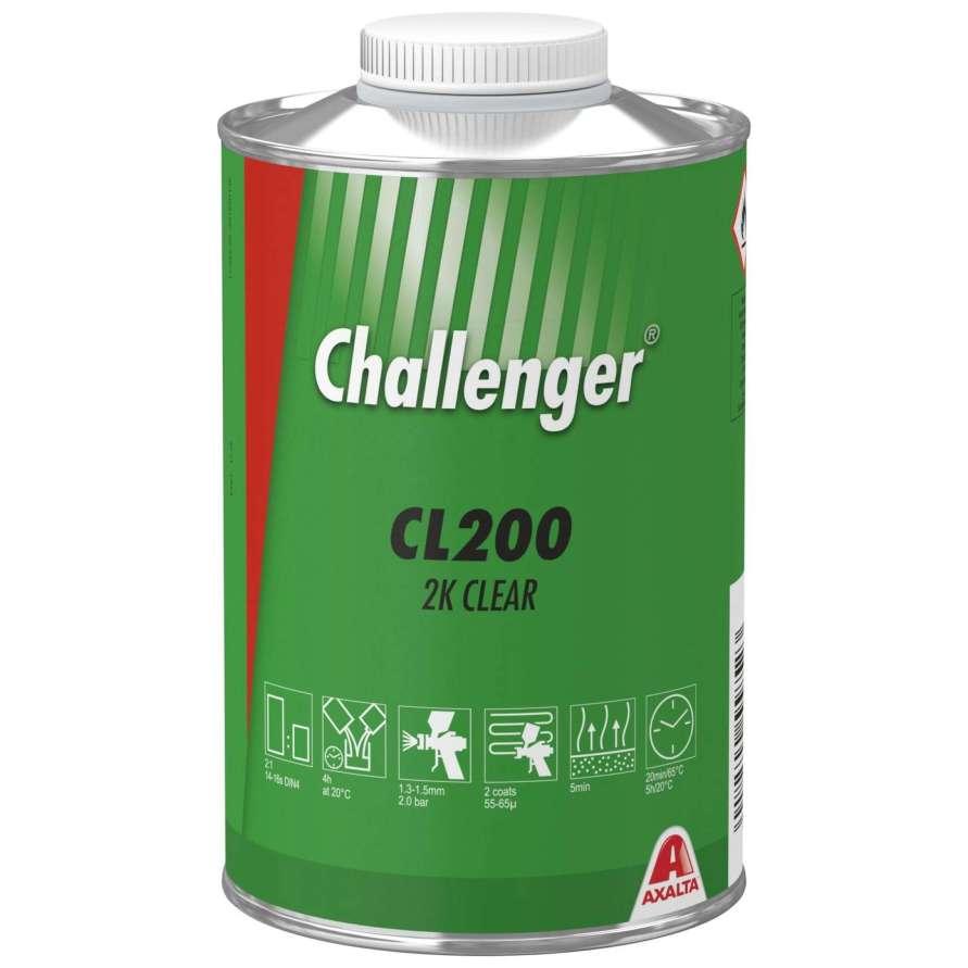 Акриловий лак Challenger CL200 2K Clear 1 л, фото 1
