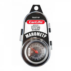 Манометр CarLife TG571P - 7.5АТМ