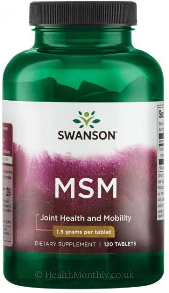 Swanson Ultra MSM 1500 mg, МСМ (120 таб.)