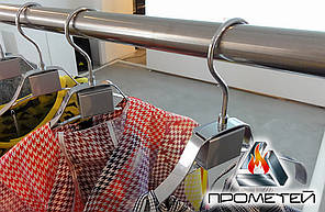 Пряма штанга на замовлення в примірювальну магазину одягу, будь-який розмір, діаметр труби Ø20мм, 25мм, 30мм, 32мм