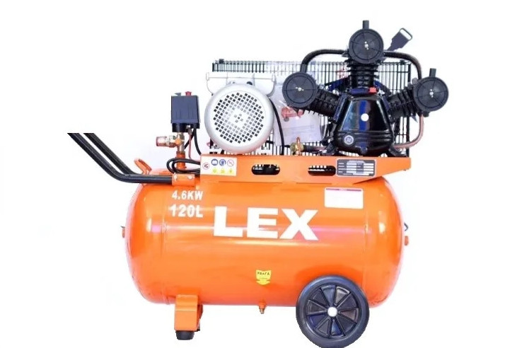 Компресор поршневий LEX LXAC365-120 - 120 л : 4.6 кВт