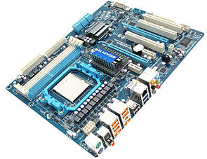 Материнська плата GIGABYTE GA-790XT-USB3 (rev. 1.0) + планка, фото 1