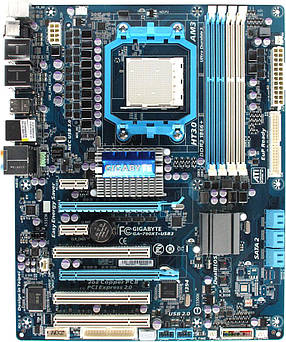 Материнська плата GIGABYTE GA-790XT-USB3 (rev. 1.0) + планка, фото 4