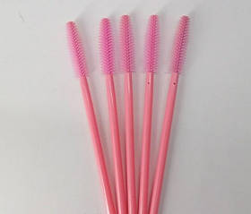 Щіточки для брів і вій силіконові Panni Mlada (100 шт./пач.) різнобарвні