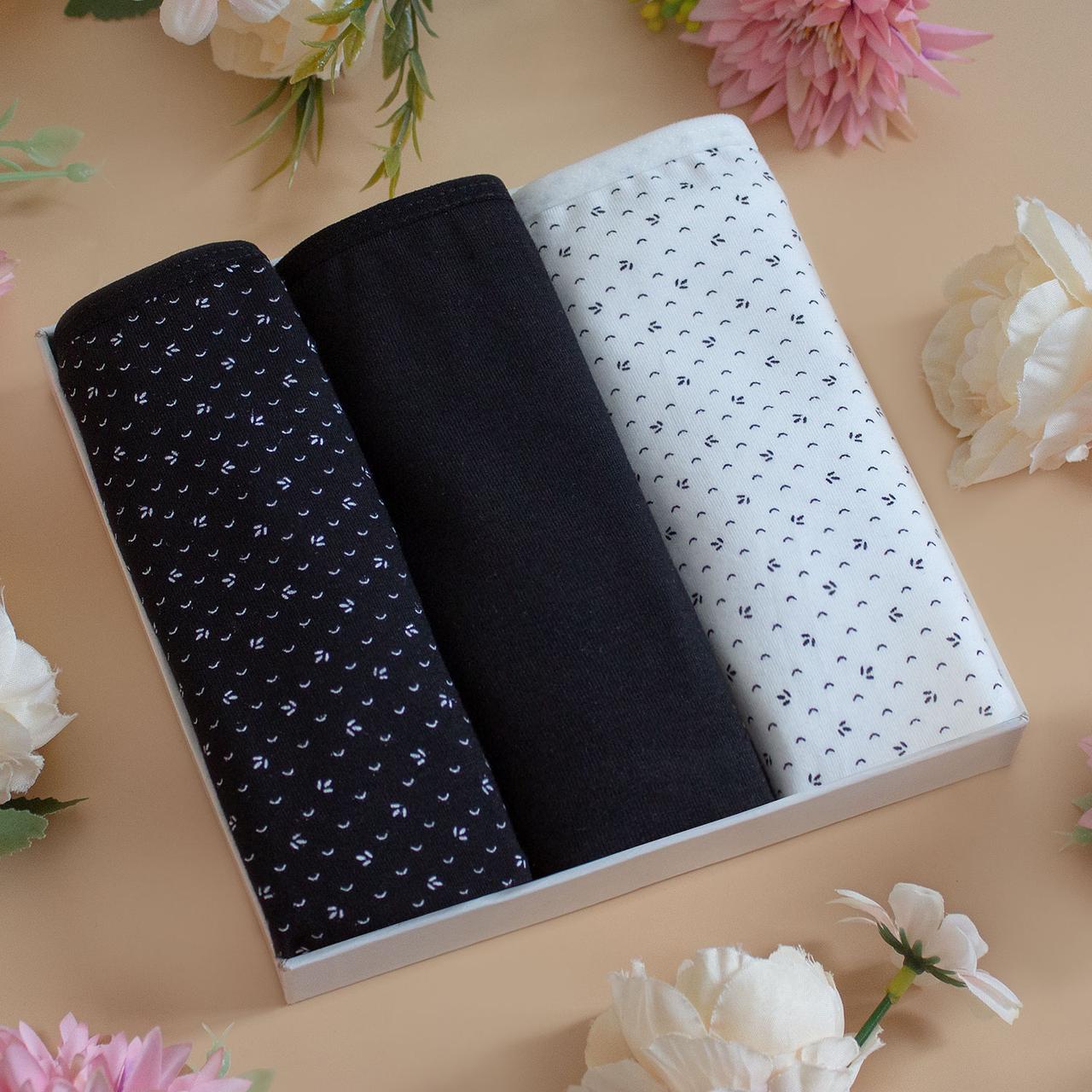 Ростовка XL, 2XL, 3XL: трусики жіночі бріфи Dominant Туреччина трійки | 3 уп.