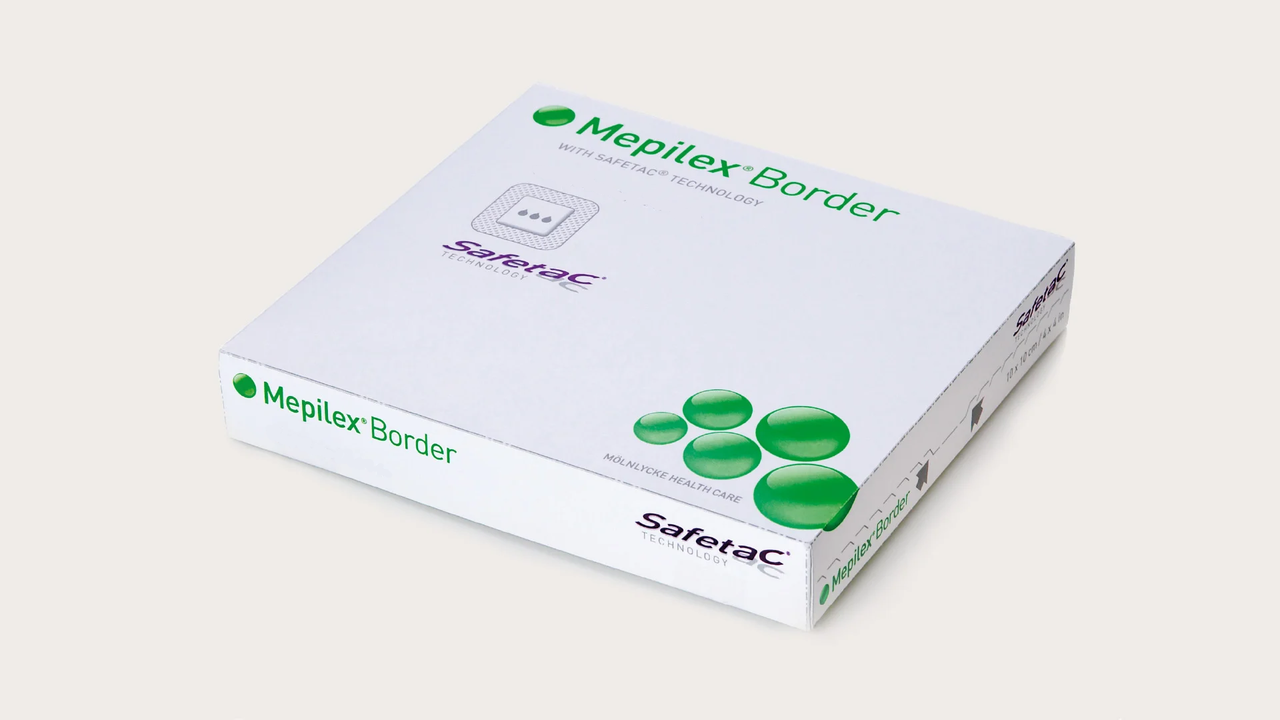 Mepilex Border 12.5х12.5см - Губчаста сорбирующая пов'язка з покриттям з м'якого силікону