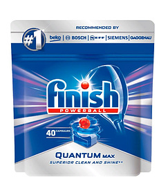 Таблетки для посудомийних машин FINISH Quantum 40 шт.