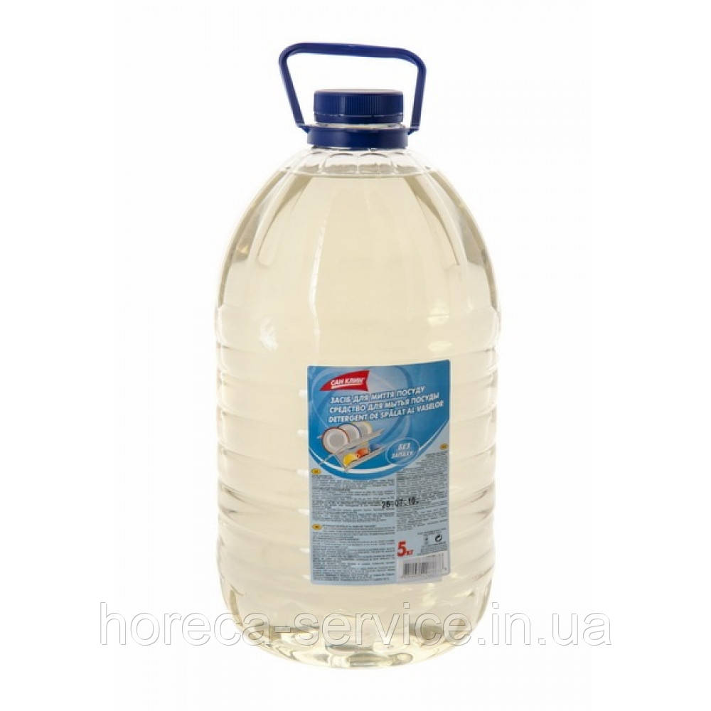 Засіб для миття посуду San Clean Безбарвний 5 л.