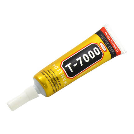 Клей силиконовый T-7000, чёрный, 15ml, в тюбике с дозатором, фото 2