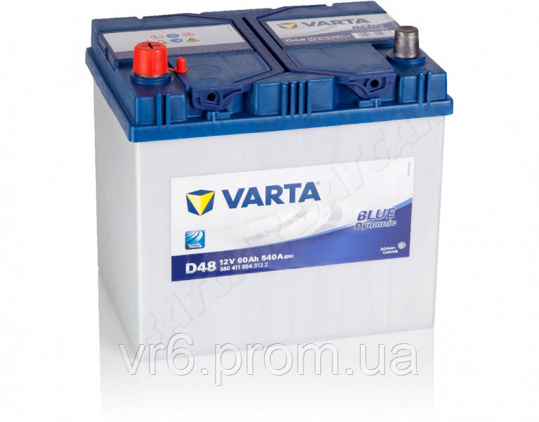 Акумулятор Varta BD (D48) 60 Ah, лівий (+)