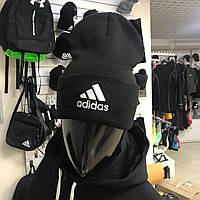 Теплая мужская спортивная шапка Adidas Prankster Black