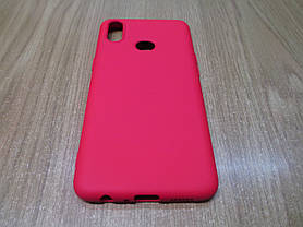 Силіконова накладка Samsung A107 (A10s) (Full Soft Case) Red, фото 2