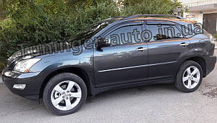 Дефлектори вікон (вітровики) Lexus RX 350 2004-2009 (Hic)