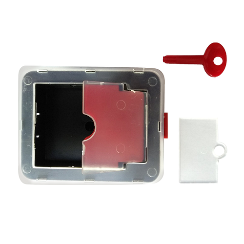 Купить Ручка замок для пожарного шкафа RZ L267-3, пластик, с ключом ...