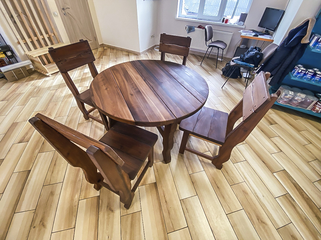 Деревянная мебель из массива термо дерева от производителя, комплект Furniture set - 42 - фото 6 - id-p1368251766