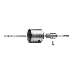 Комплект: свердло корончасте для бетону 68 мм+Перехідник SDS Plus 100 мм INTERTOOL SD-7068, фото 3