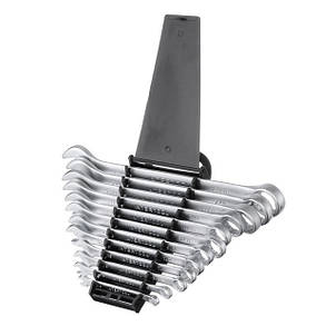 Набір ключів комбінованих 12 од. дюймових 1/4"-15/16" INTERTOOL HT-1303, фото 3