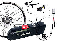 Электронабор для велосипеда с герметичными разъемами 300Вт36Вольт LED-900 на переднее колесо, Аккумулятор 10.4 26 дюймов