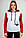 Весняний червоно-чорно-білий комплект одягу у спортивному стилі для жінок, фото 7