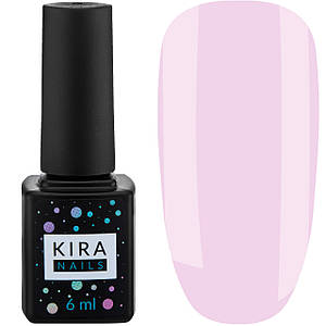 Каучукова база Kira Nails French Base №001, 6 мл ніжно-рожева