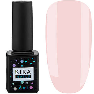 Каучукова база Kira Nails French Base No002, 6 мл світло-персикова