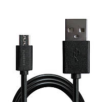 Кабель Florence microUSB - USB 1м (2А) для зарядки і передачі даних Black (FL-2110-KM)