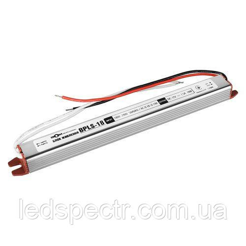 Блок живлення BIOM Professional DC12 18W BPLS-18-12 1.5А stick