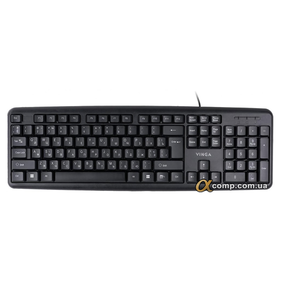 Клавіатура Vinga KB110BK USB