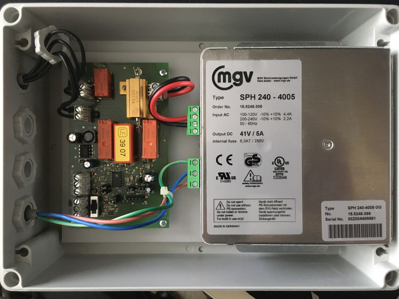 Блок живлення Rittal 500 Вт, 230/48 В/ 5A switching power supply SPH 240-400 до розсувних перегородок Dorma Hueppe