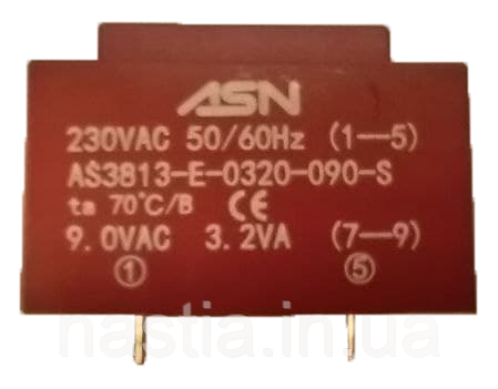T32VA Трансформатор на плату, 9V, 3.2VA, Royal, Magic