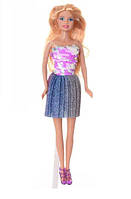 Кукла Defa 29 см в платье с пайетками, (8434)