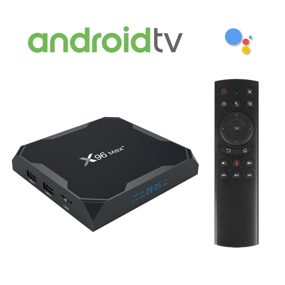 X96 Max+ 4/32 Android TV 9 + Аеропульт | S905X3 | Smart TV Box | Смарт ТВ Приставка (+ Налаштування), фото 1