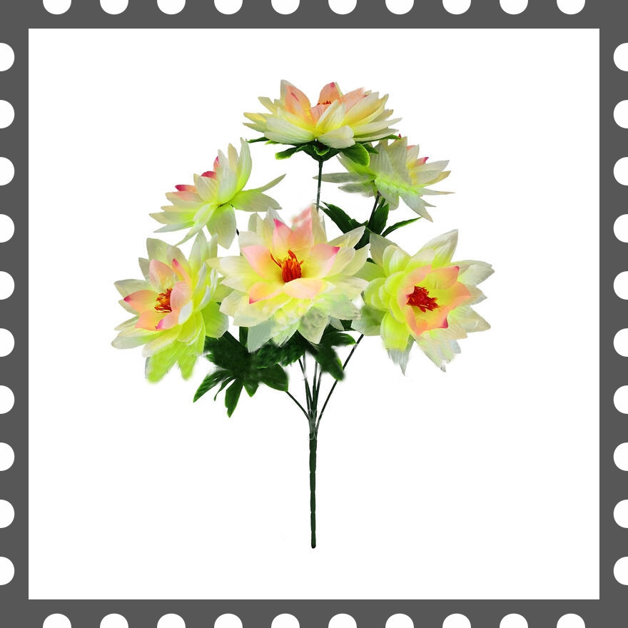 Штучні квіти Букет Клематісу, 6 голів, 560мм кольори мікс, фото 1