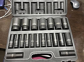 Набір головок до гайковерта FERRUM 1/2" 10-38 MM 20шт, фото 3